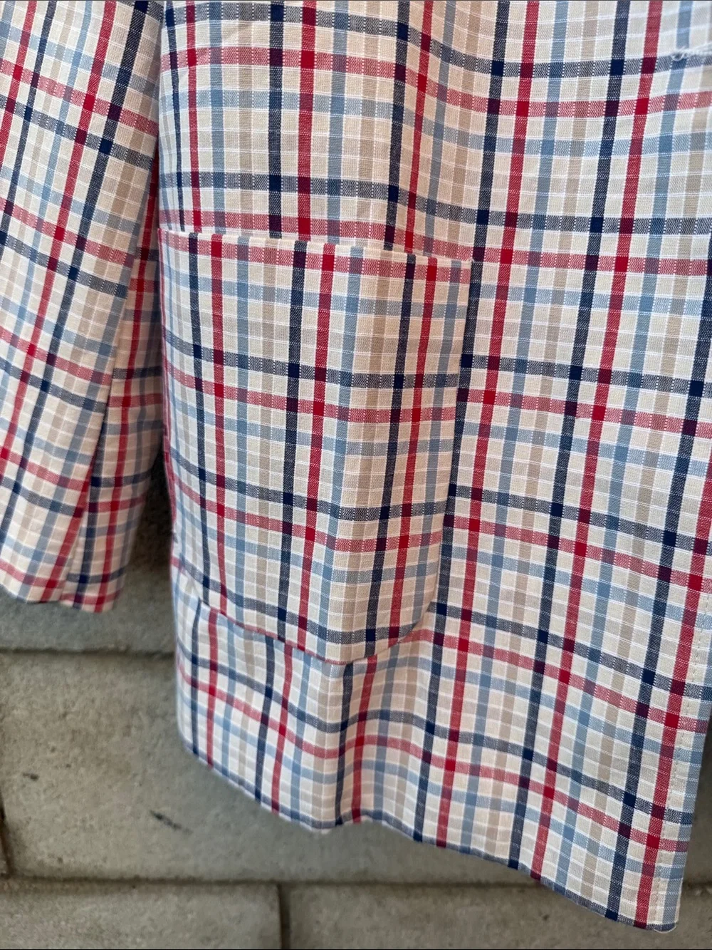 N/A lightweight plaid